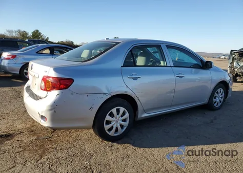 2009 Toyota Corolla Base from USA, damaged, VIN 2T1BU40E39C032136